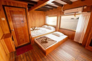 Second Senggigi Room on Alfathran 3 with queen bed and extra single beds