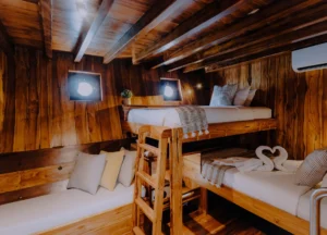 Official view of an Andamari lower-deck Double Beds Cabin