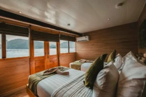 Cabin 4 Premium Twin Suite on Chakana with ocean view