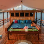 Ciela phinisi exterior in Komodo waters