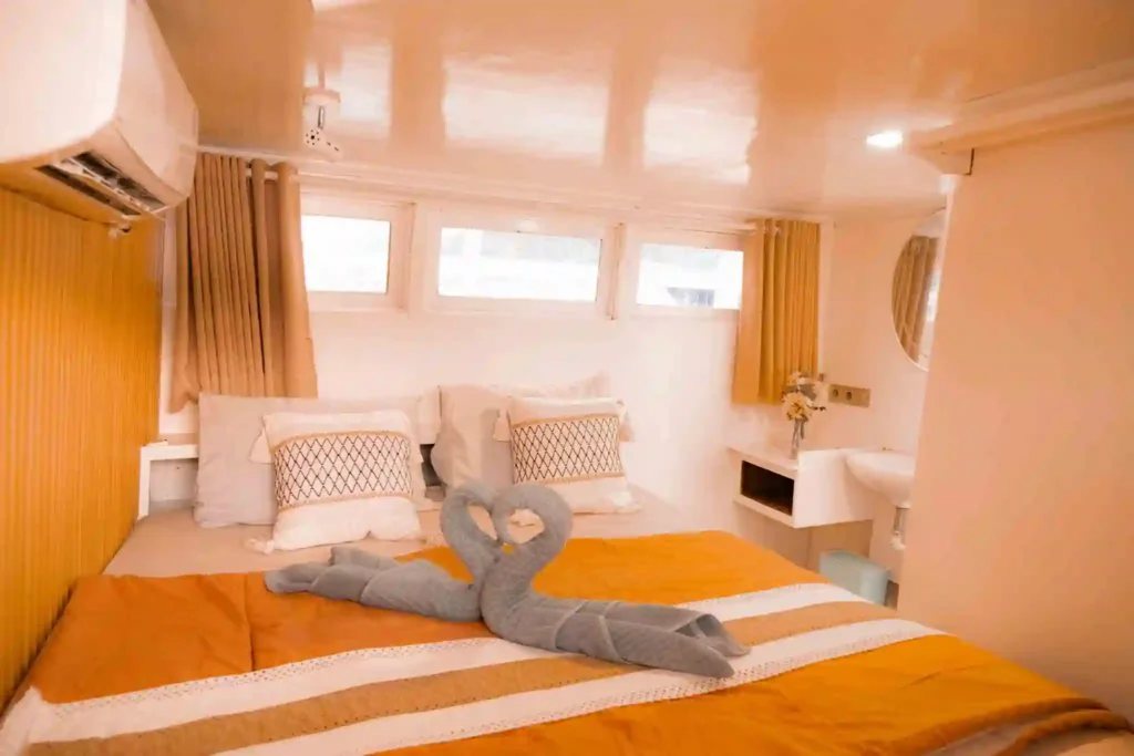 Triton Cabin aboard Giona phinisi