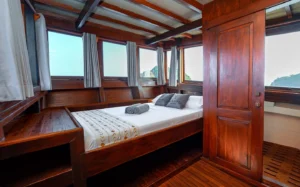 Master cabin aboard Ikan Kayu