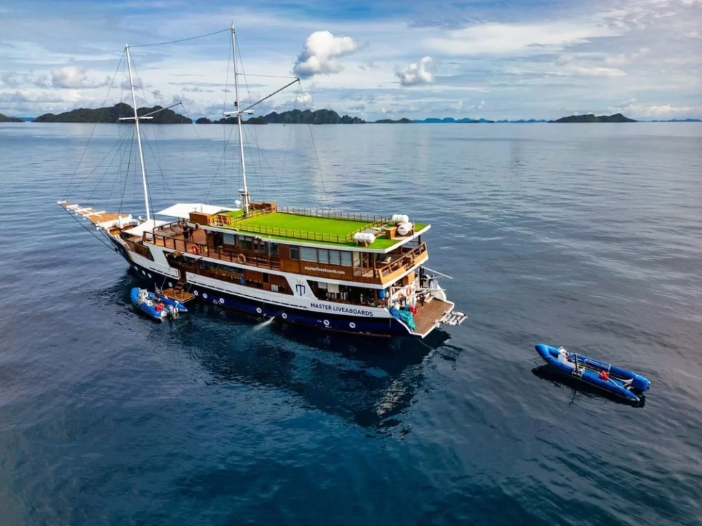 Indo Master liveaboard with dive tender