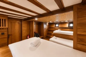 Ensuite bathroom of the Quad Deluxe Sharing Stateroom on KAI Voyage