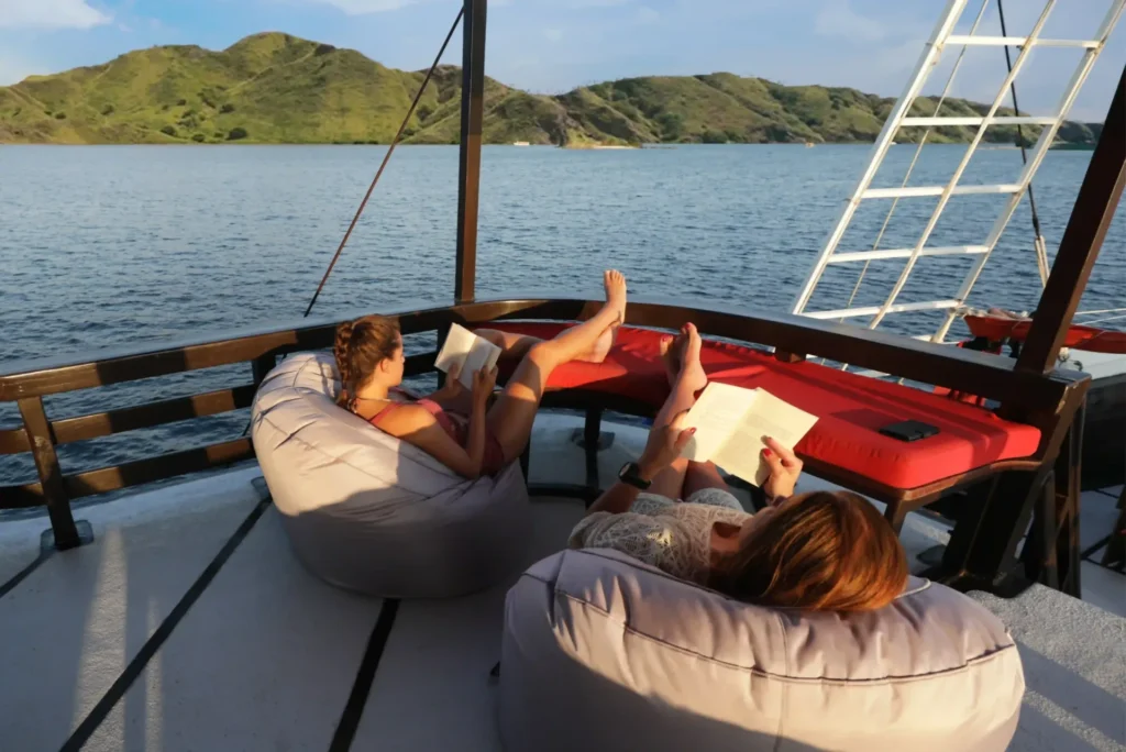 Bridge area aboard the La Galigo liveaboard