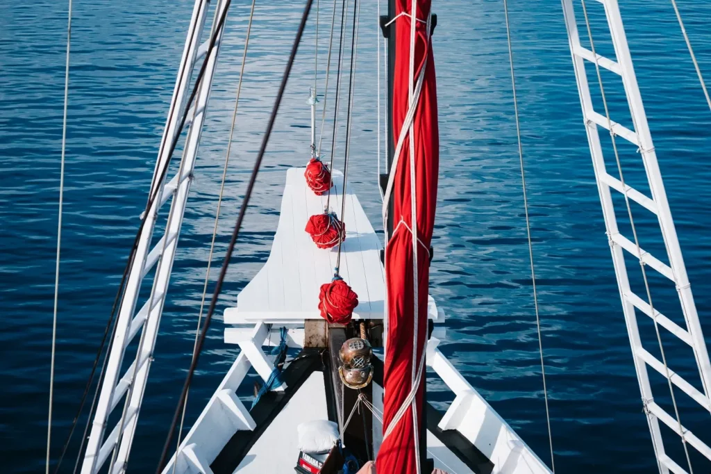 Exterior of the 33-metre La Galigo two-masted phinisi