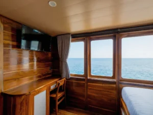Coral Cabin sea view aboard Naturalia Cruise