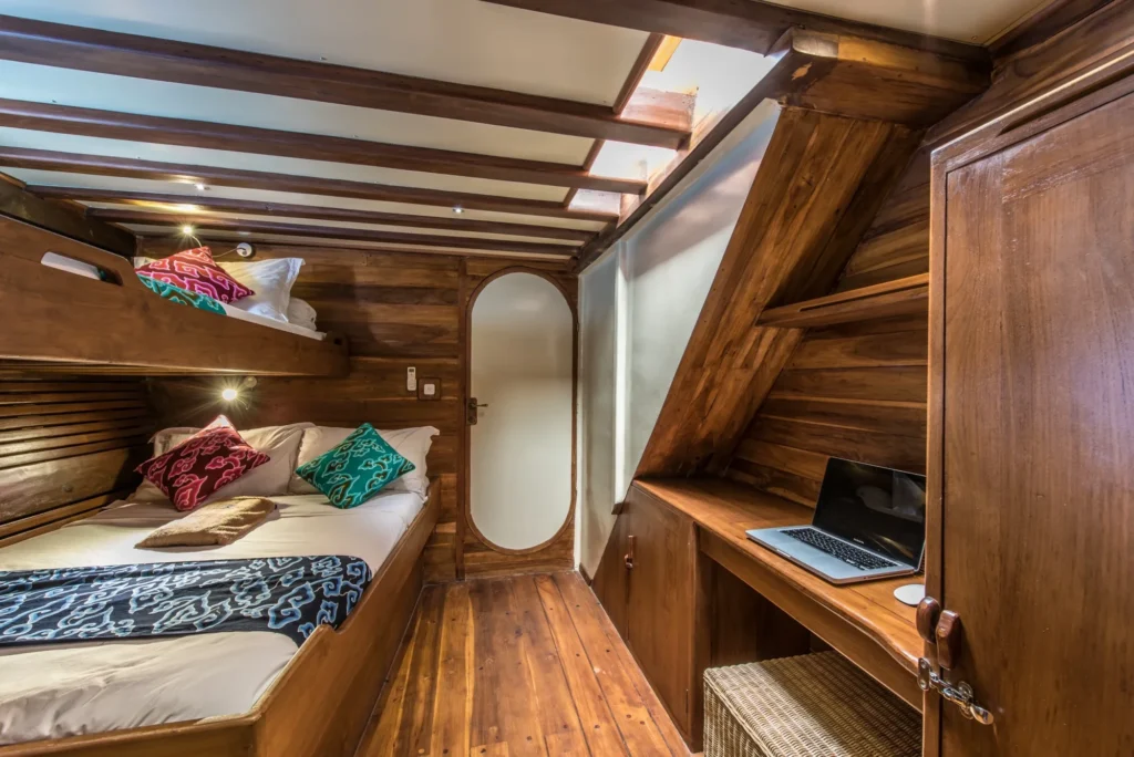 Pandan and Kayu Manis triple cabin layout aboard Carpe Diem