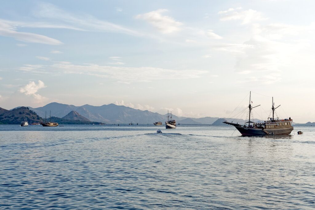 Secondary destination view of Komodo Island