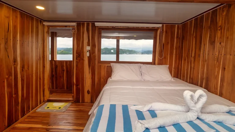 Deluxe ocean-view cabin aboard Devita R Cruise