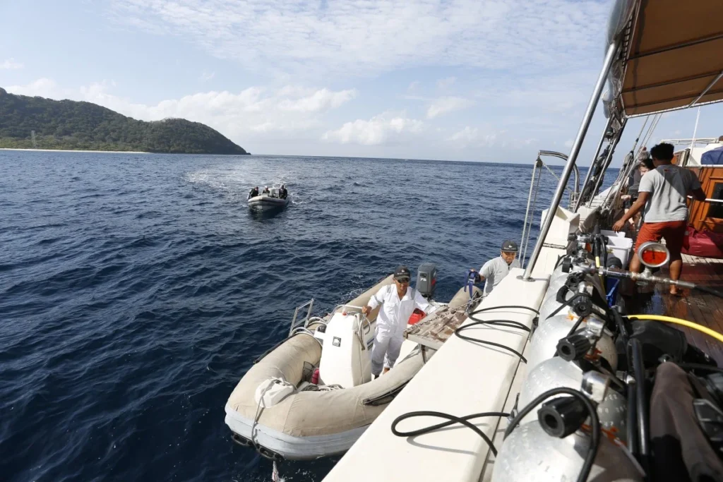 RIB dive tenders used by Emperor Raja Laut