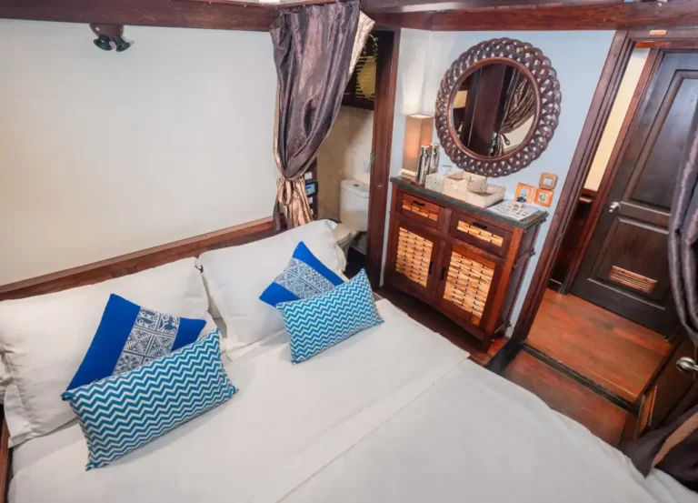 Wide view of a Double Cabin aboard Katharina