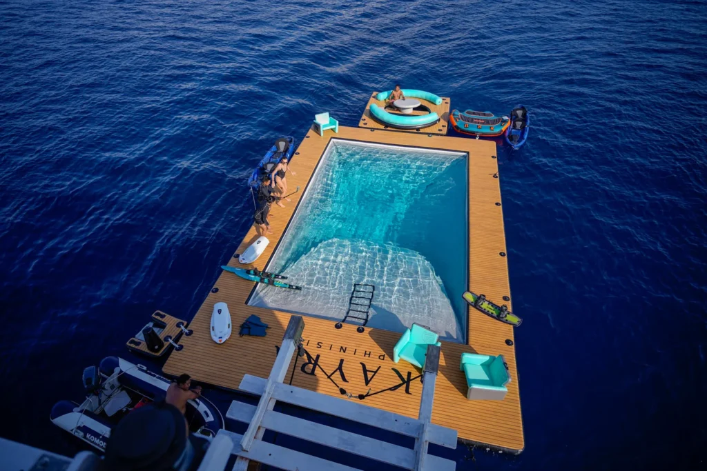 Kayra Phinisi floating pool and water activities