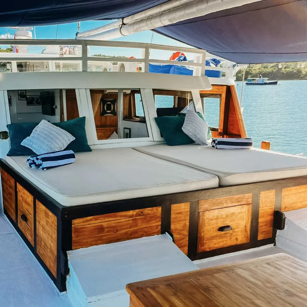 Lambo upper deck master cabin with extra bed