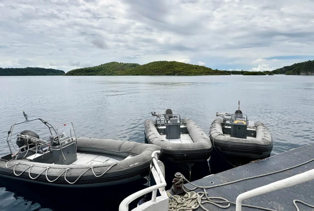 Seaisee dive tenders used for transfers to dive sites